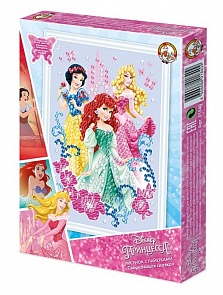 Большой рисунок с пайетками - Сверкающая сказка (Десятое королевство, 01840ДК)